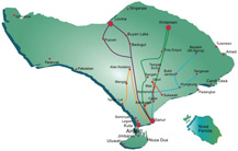 Bali map